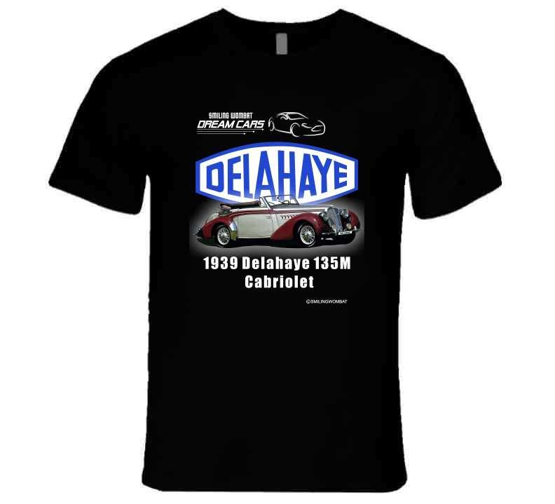 1939 Delahaye 139M - Classic Car Shirt Collection - Smiling Wombat