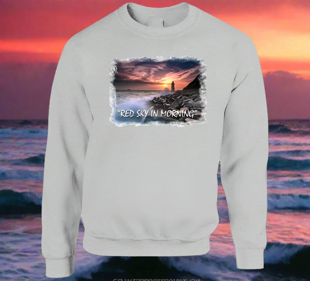 Red Sky In Morning T-Shirt and Sweatshirt Collection - Shopify