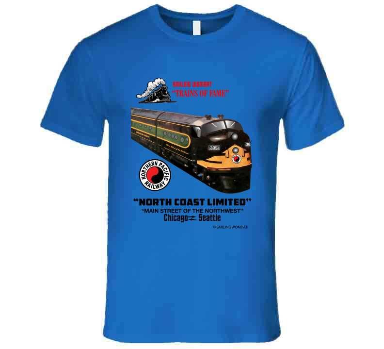 Northern Pacific Railroad | T-Shirt | Smiling Wombat