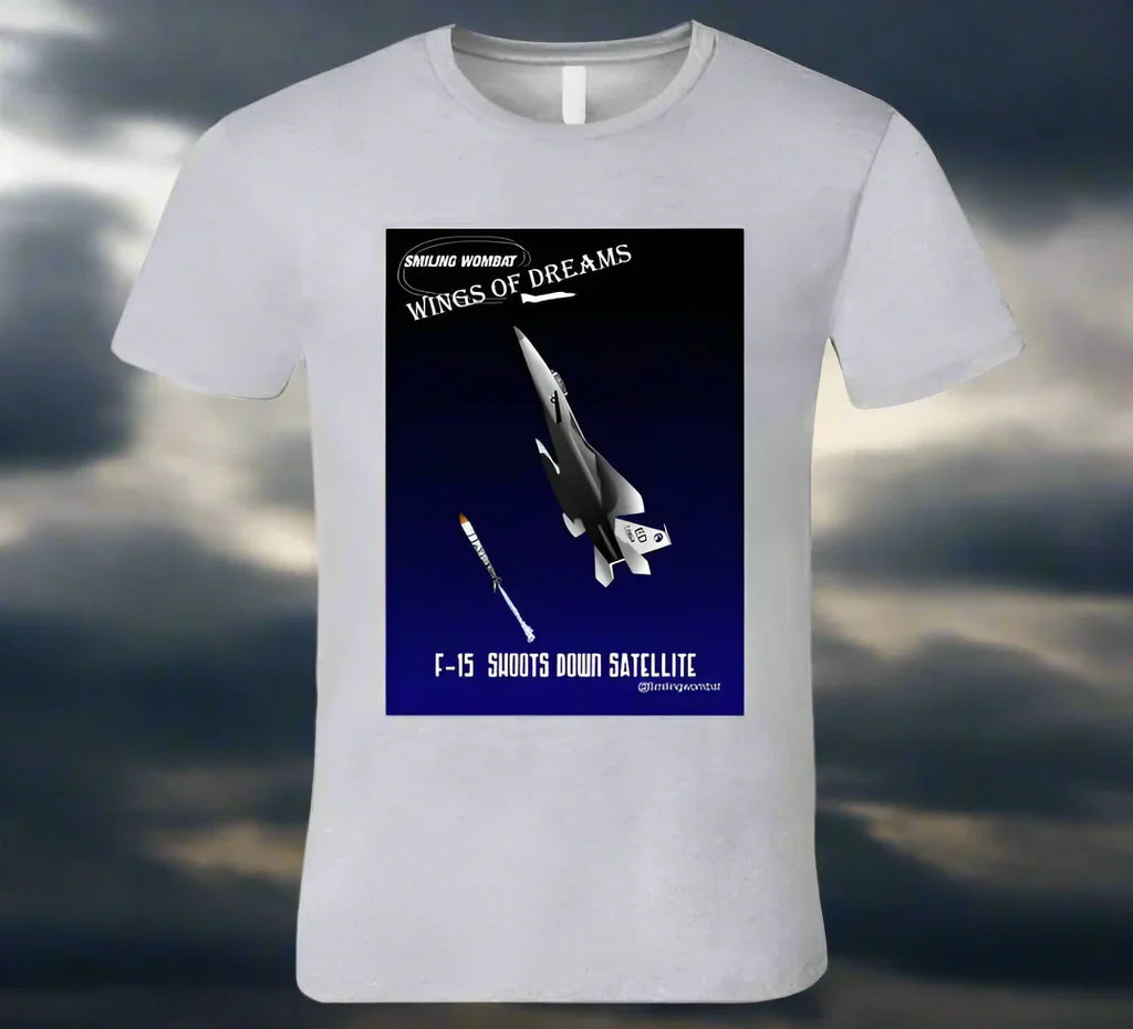 F 15 Celestial Eagle - "Satellite Killer" T-Shirt - Shopify
