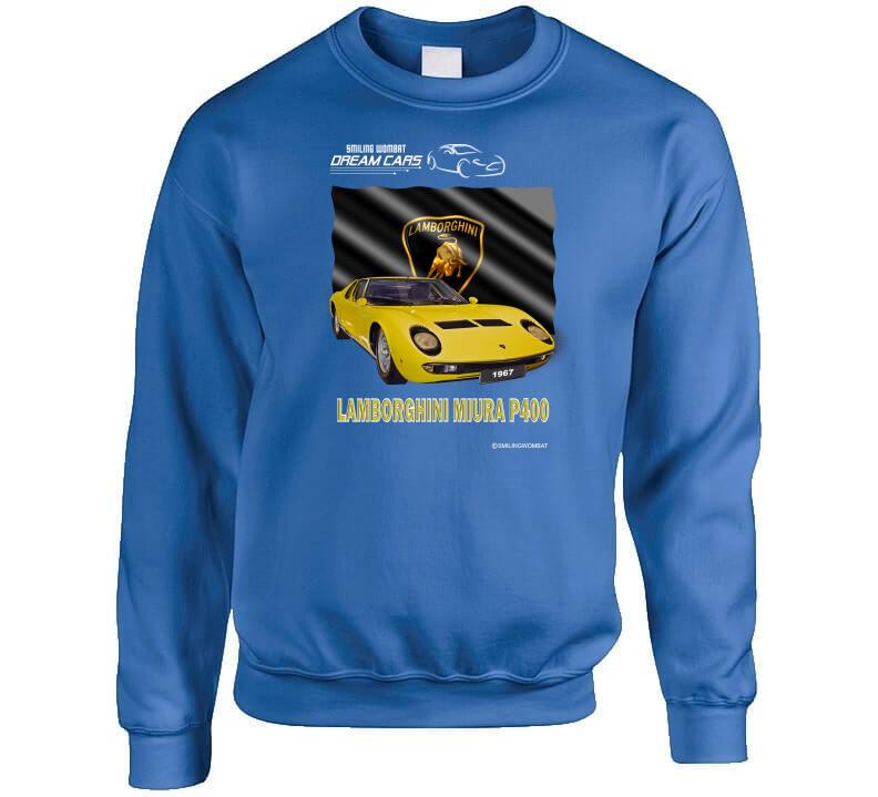 Lamborghini Miura - Famous Italian Super Car - Shirts - Smiling Wombat