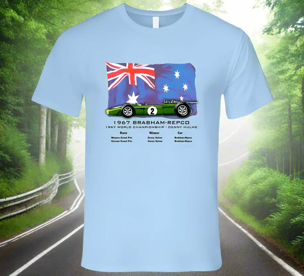 Brabham F1 1967 Grand Prix Champion Race Car T-Shirt - Shopify