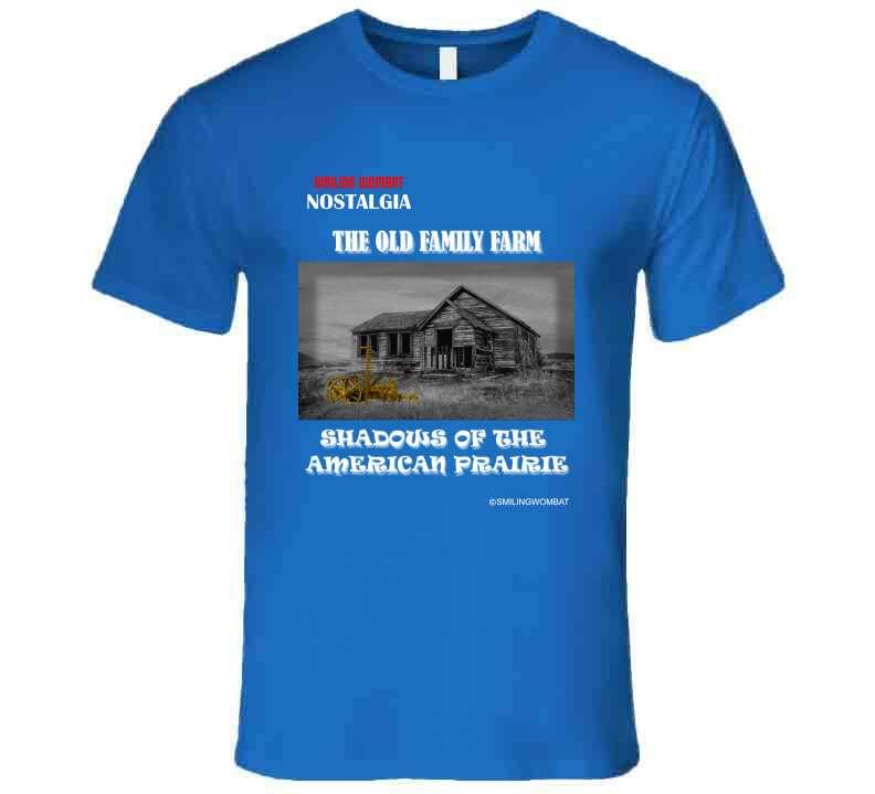 Family Farm Vanishing American Tradition - T-Shirt T-Shirt Smiling Wombat