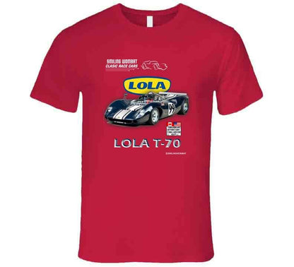 Lola Racing Cars T-70 Can-Am Competitor - T's and Sweats T-Shirt Smiling Wombat