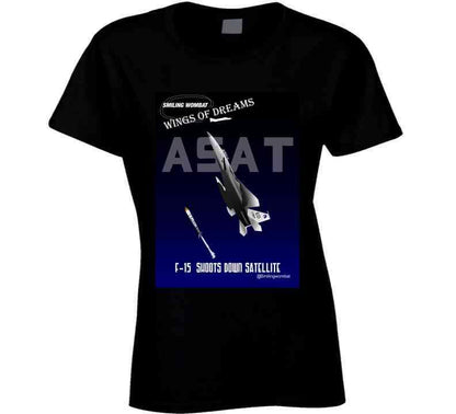 F15 Satellite Killer - "ASAT" T-Shirt - Smiling Wombat