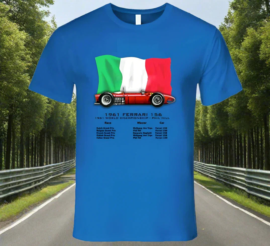 Ferrari 156 F1 Sharknose Grand Prix Winner T-Shirt - Shopify