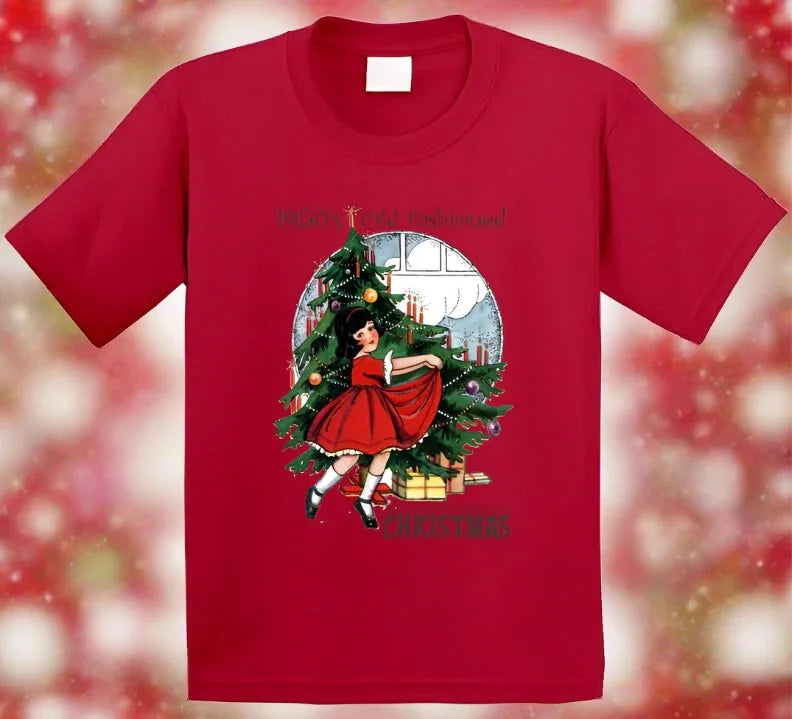 1950s Christmas - T-Shirt - Shopify