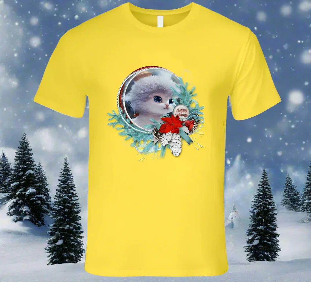 Happy Holiday Cat T-Shirt and Sweatshirt Collection - Shopify