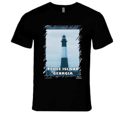 Tybee Island Historic Lighthouse - T Shirt Collection Smiling Wombat