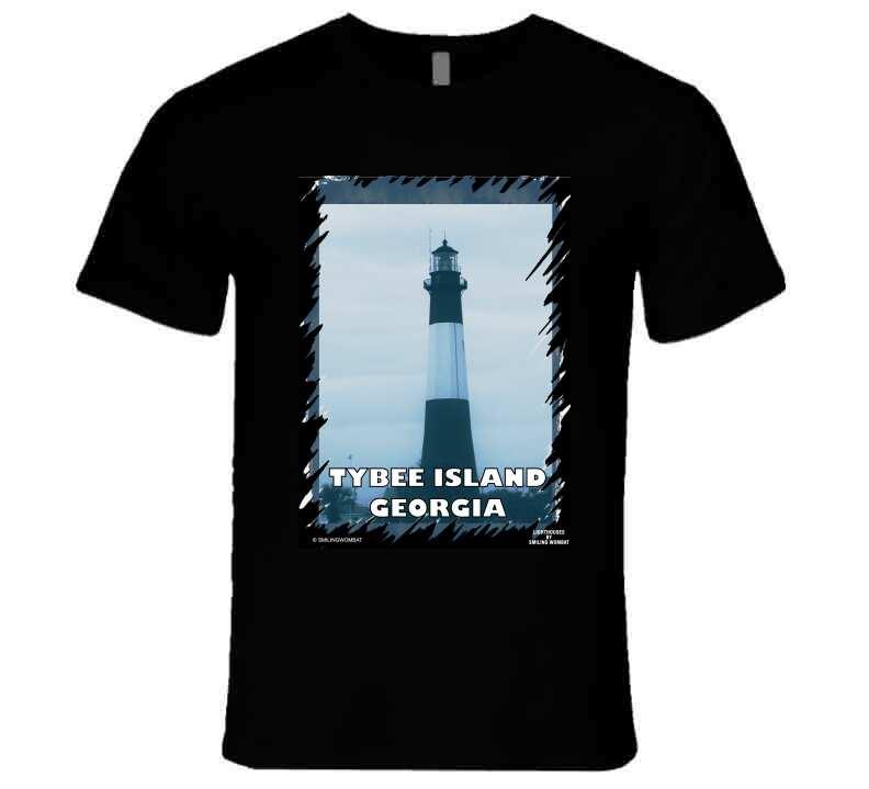 Tybee Island Historic Lighthouse - T Shirt Collection - Smiling Wombat