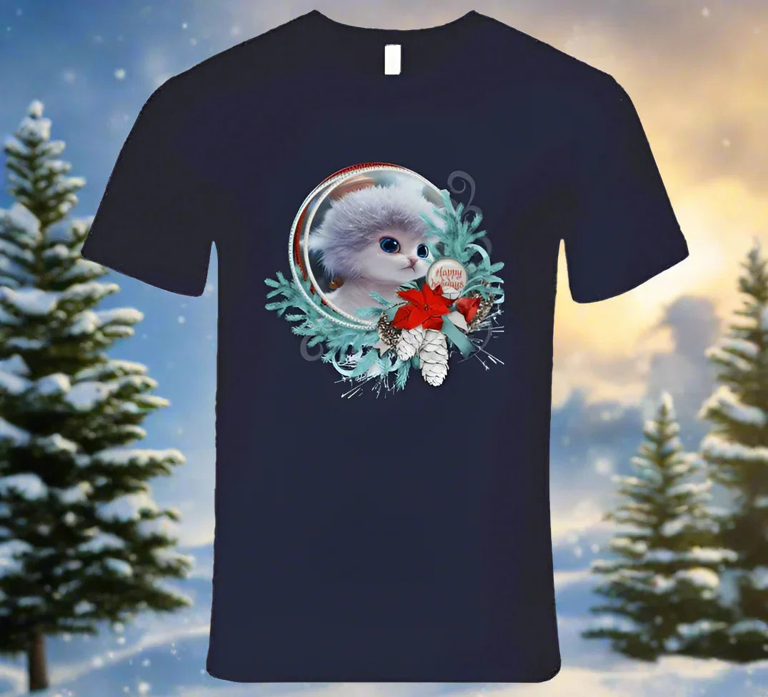 Happy Holiday Cat T-Shirt and Sweatshirt Collection - Shopify