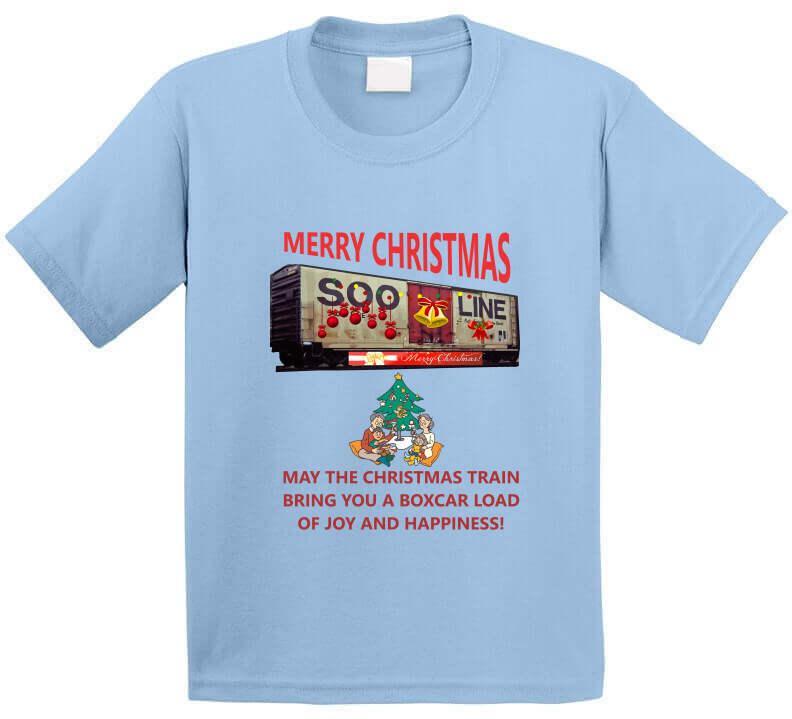 The Christmas Train - Bringing you a Boxcar of Fun T-Shirt - Shopify