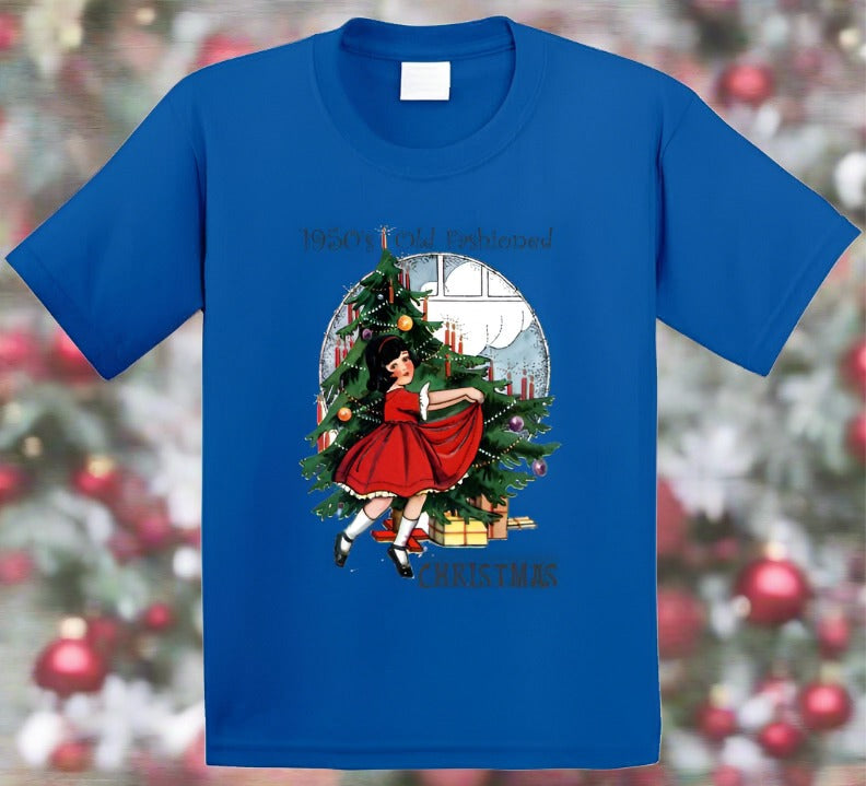 1950s Christmas - T-Shirt