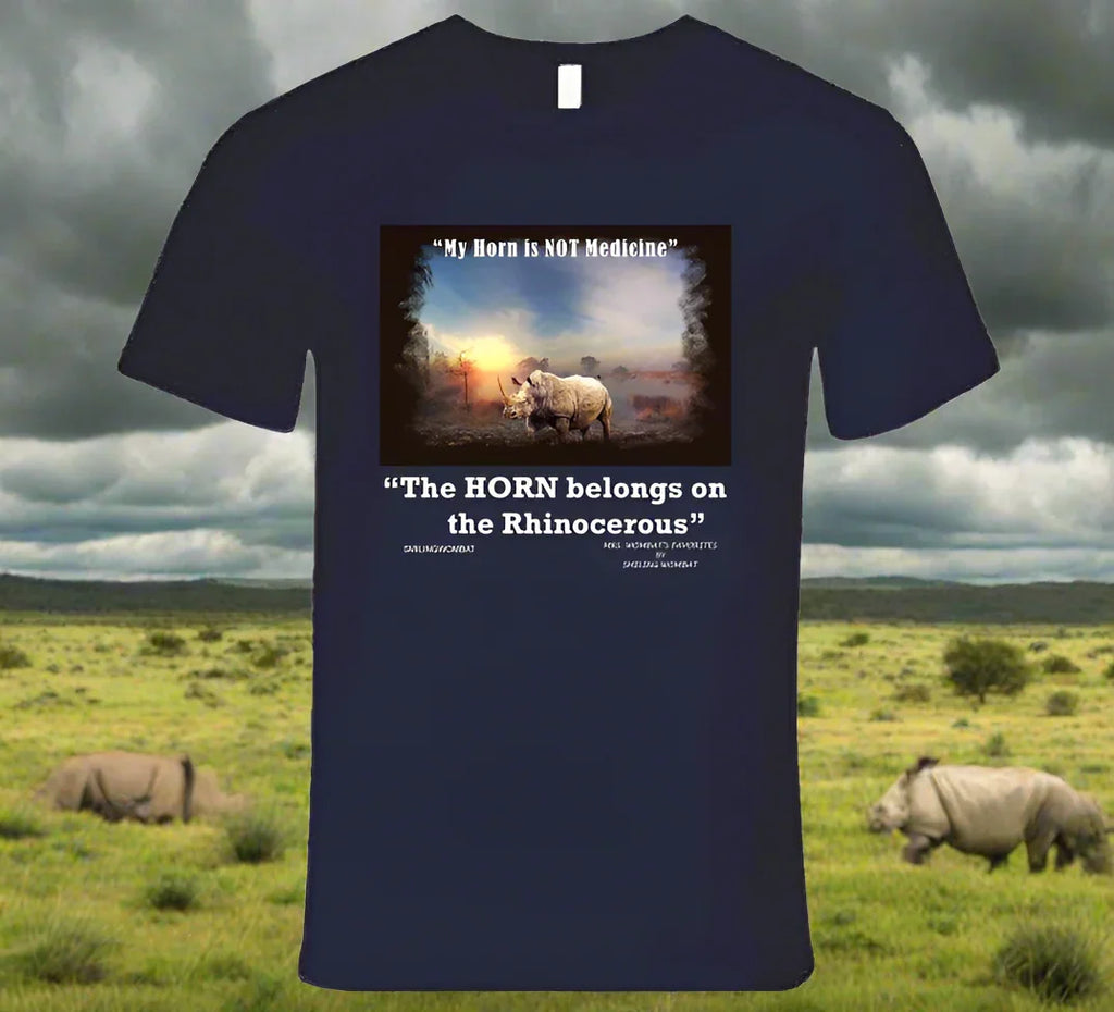 Save The Rhino's T Shirt Collection - Smiling Wombat - Shopify