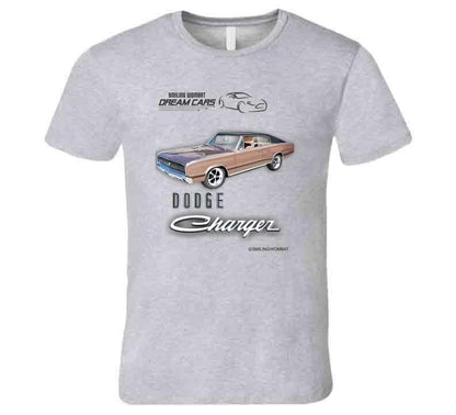 Dodge Charger- Famous American Muscle T-Shirt Smiling Wombat