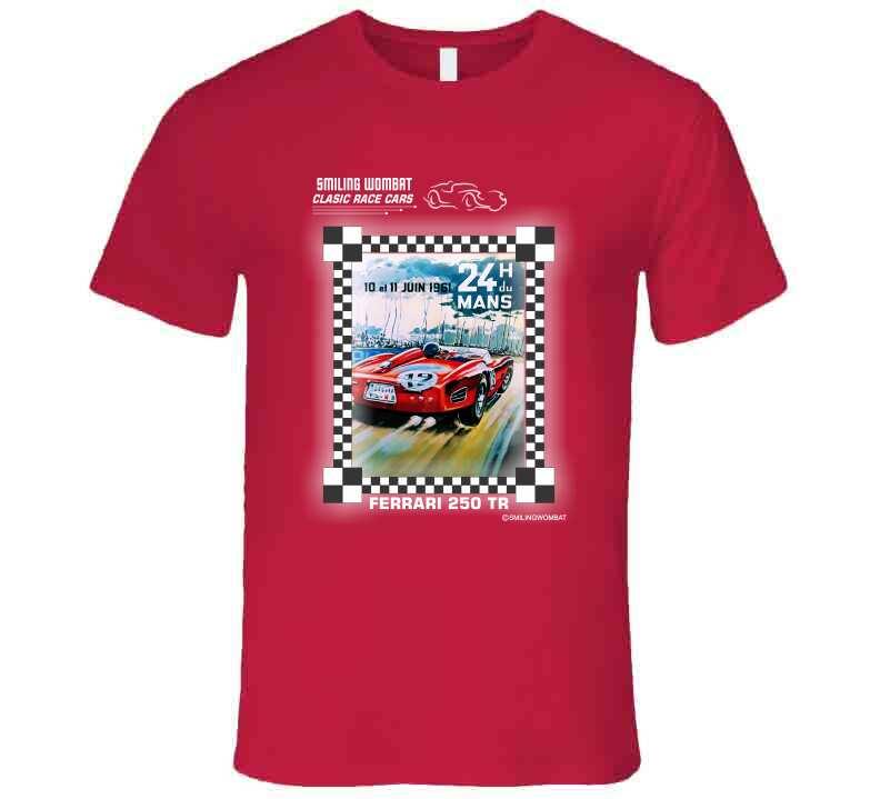 Ferrari Testarosa - 1961 Le Mans - Shirt Collection T-Shirt Smiling Wombat