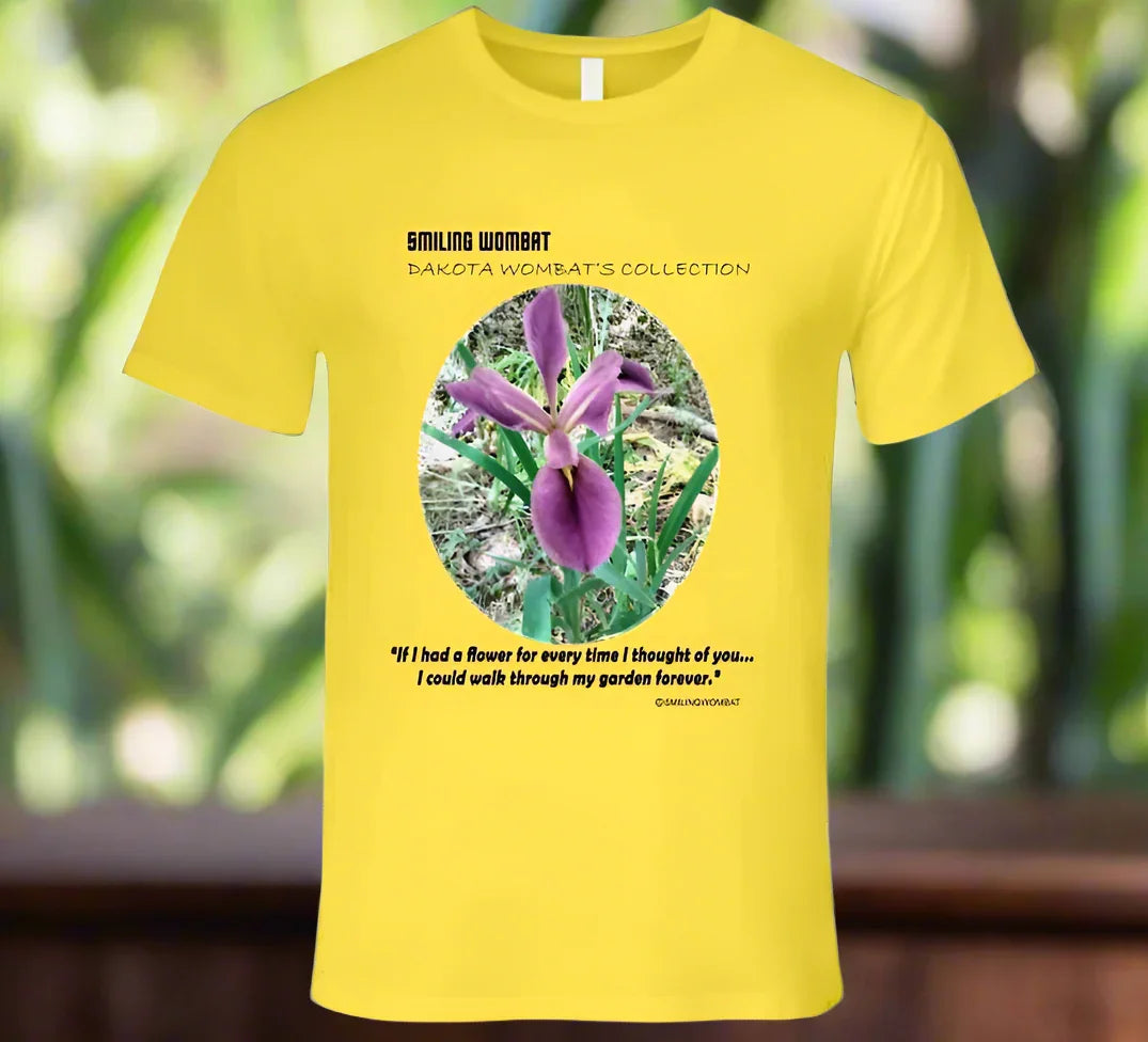 Purple Iris Flower Iris T Shirt - Shopify