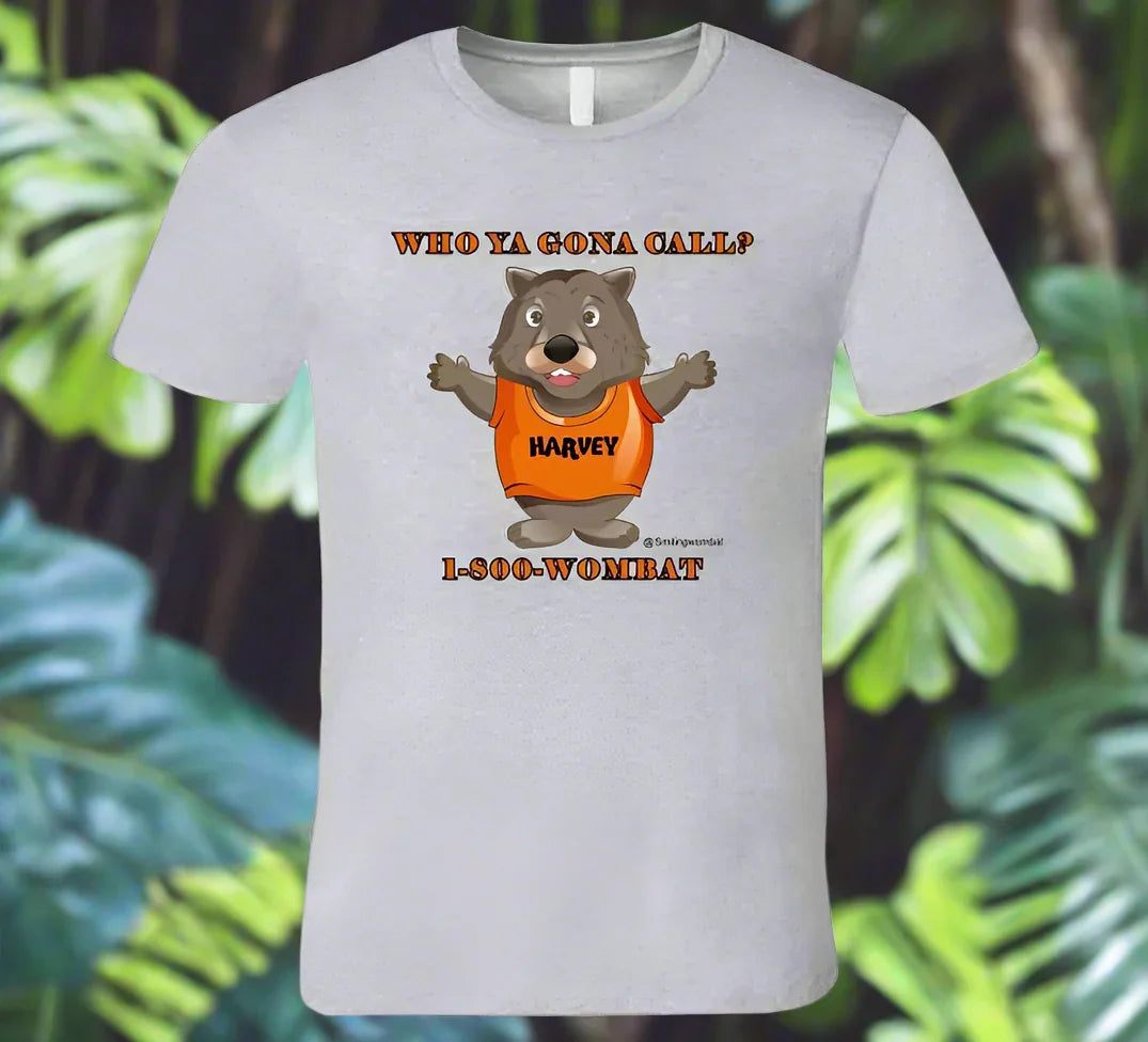 Who Ya Gonna Call - Call 1-800-Wombat T-Shirt - Shopify