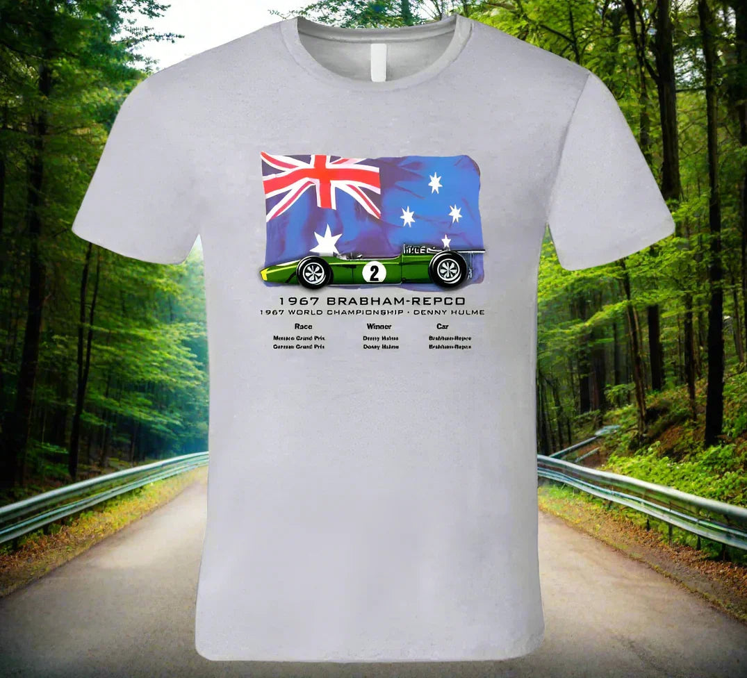 Brabham F1 1967 Grand Prix Champion Race Car T-Shirt - Shopify