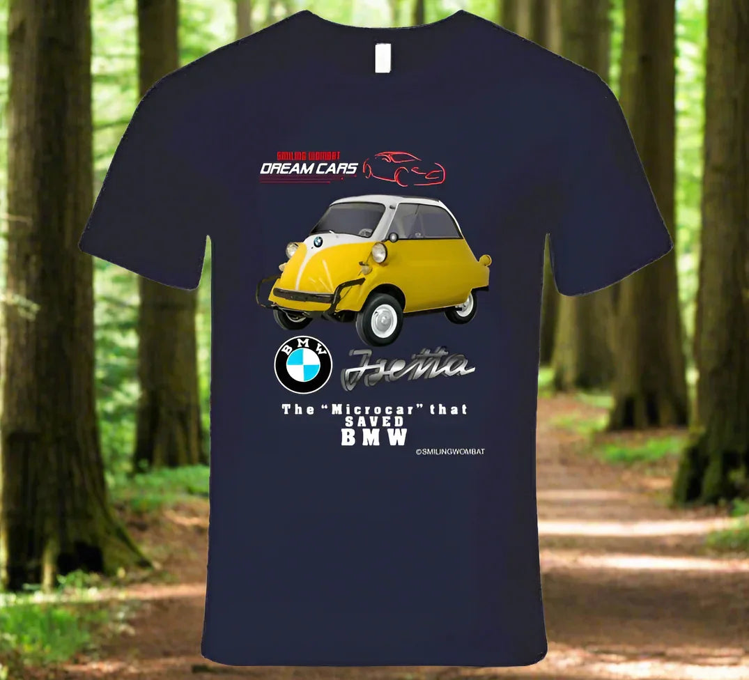 BMW Isetta "Microcar" Dark T-Shirt - Shopify