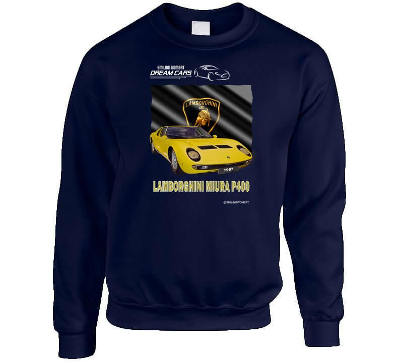 Lamborghini Miura - Famous Italian Super Car - Shirts - Smiling Wombat