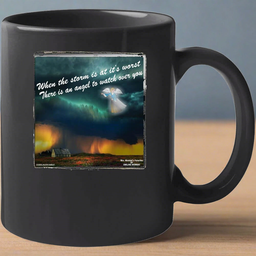 Guardian Angel In the Storm Mug Collection - Smiling Wombat
