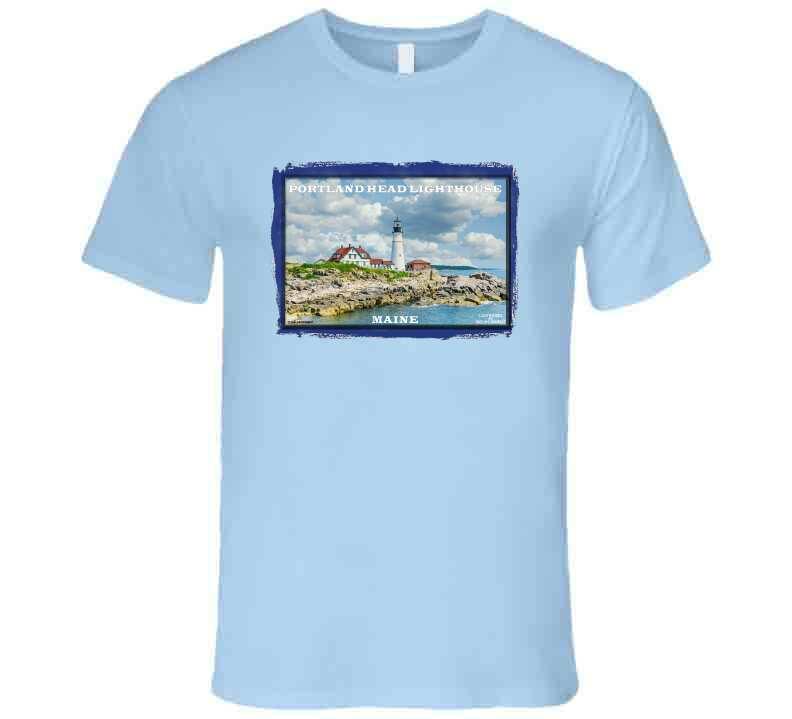Historic Portland Head Lighthouse - T Shirt Collection - Smiling Wombat