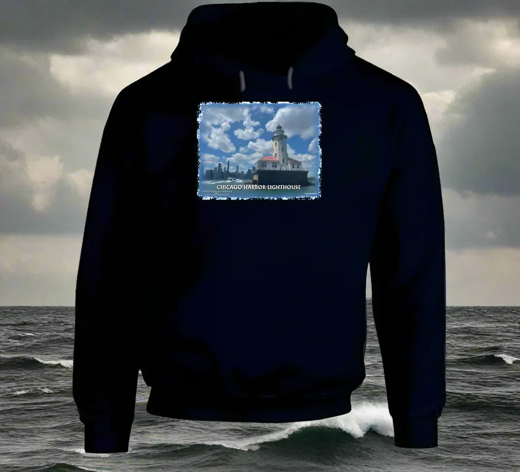 Chicago Harbor Lighthouse T-Shirt and Sweatshirt Collection - Shopify