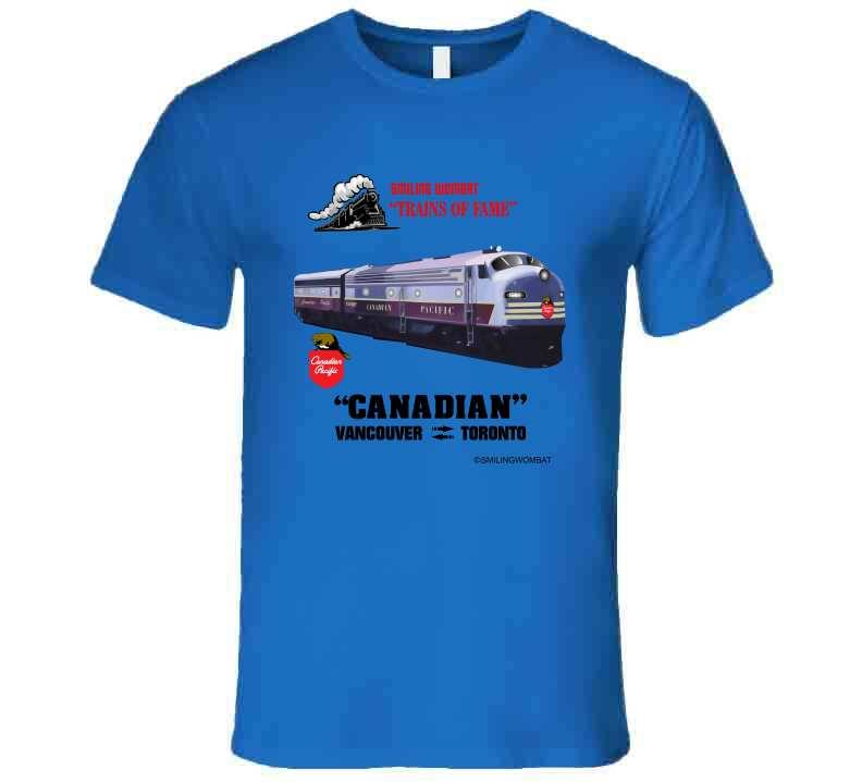 CP Rail The "Canadian" T-Shirt T-Shirt Smiling Wombat
