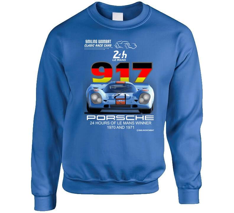 Porsche 917k Gulf - Famous Le Mans 24 Hour Winner T-Shirt Smiling Wombat