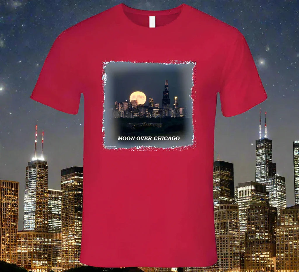 Moon Over Chicago T- Shirt and Sweatshirt Collection - Shopify