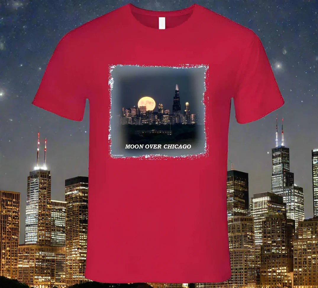 Moon Over Chicago T- Shirt and Sweatshirt Collection - Shopify