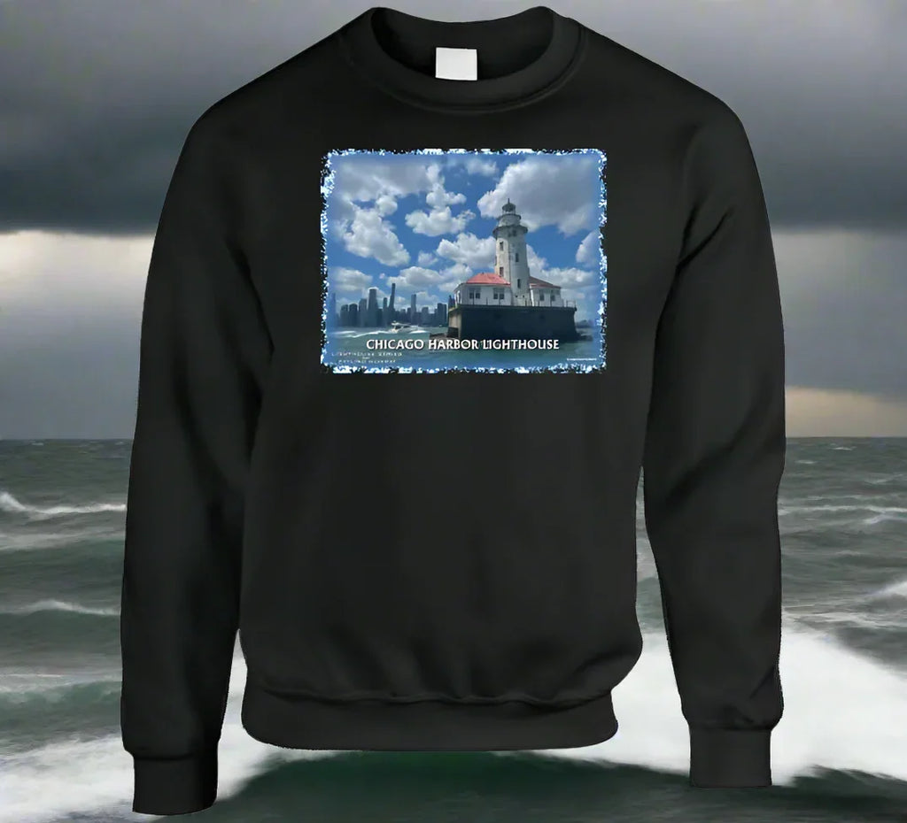 Chicago Harbor Lighthouse T-Shirt and Sweatshirt Collection - Shopify