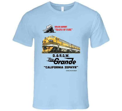 Rio Grande California Zephyr T Shirt T-Shirt Smiling Wombat