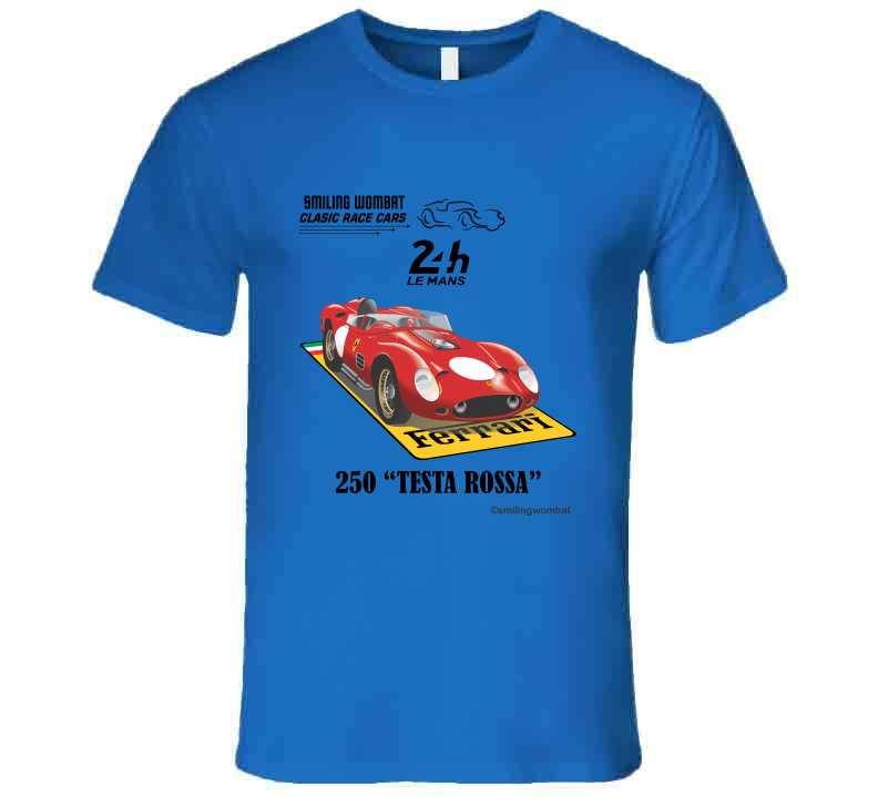Testa Rosa Ferrari - Famous Sports Racer from the 1950s T-Shirt Smiling Wombat