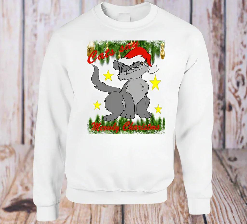 Meowly Christmas T-Shirt and Sweatshirt Collection - Shopify
