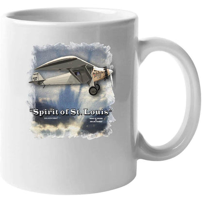 Spirit Of St. Louis - Lindbergh's Famous Plane-Mug Collection Mugs Smiling Wombat