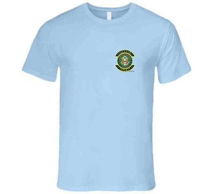 US Army Vietnam Veteran-Left Chest Print T-Shirt T-Shirt Smiling Wombat