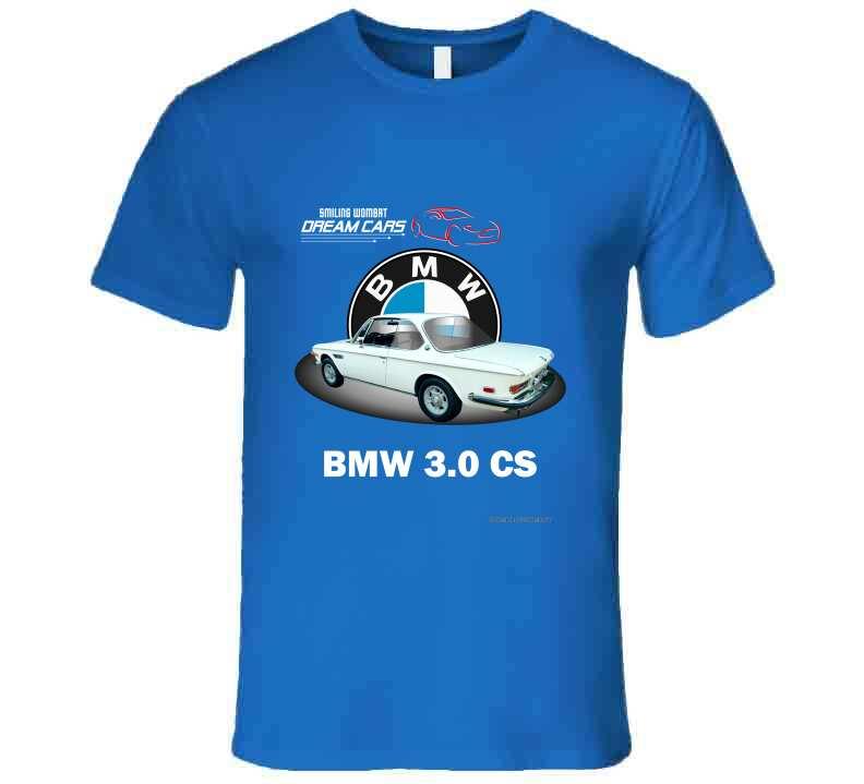 BMW 3.0 CS - T-Shirt and Tote Bags - Smiling Wombat