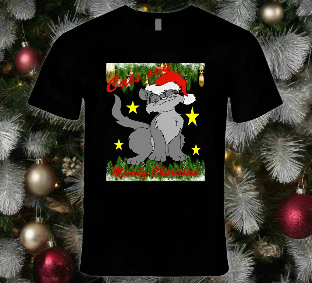 Meowly Christmas T-Shirt and Sweatshirt Collection - Shopify