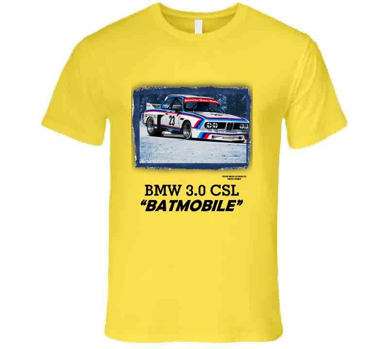 BMW 3.0 CSL - The Famous "Batmobile" - T Shirt T-Shirt Smiling Wombat