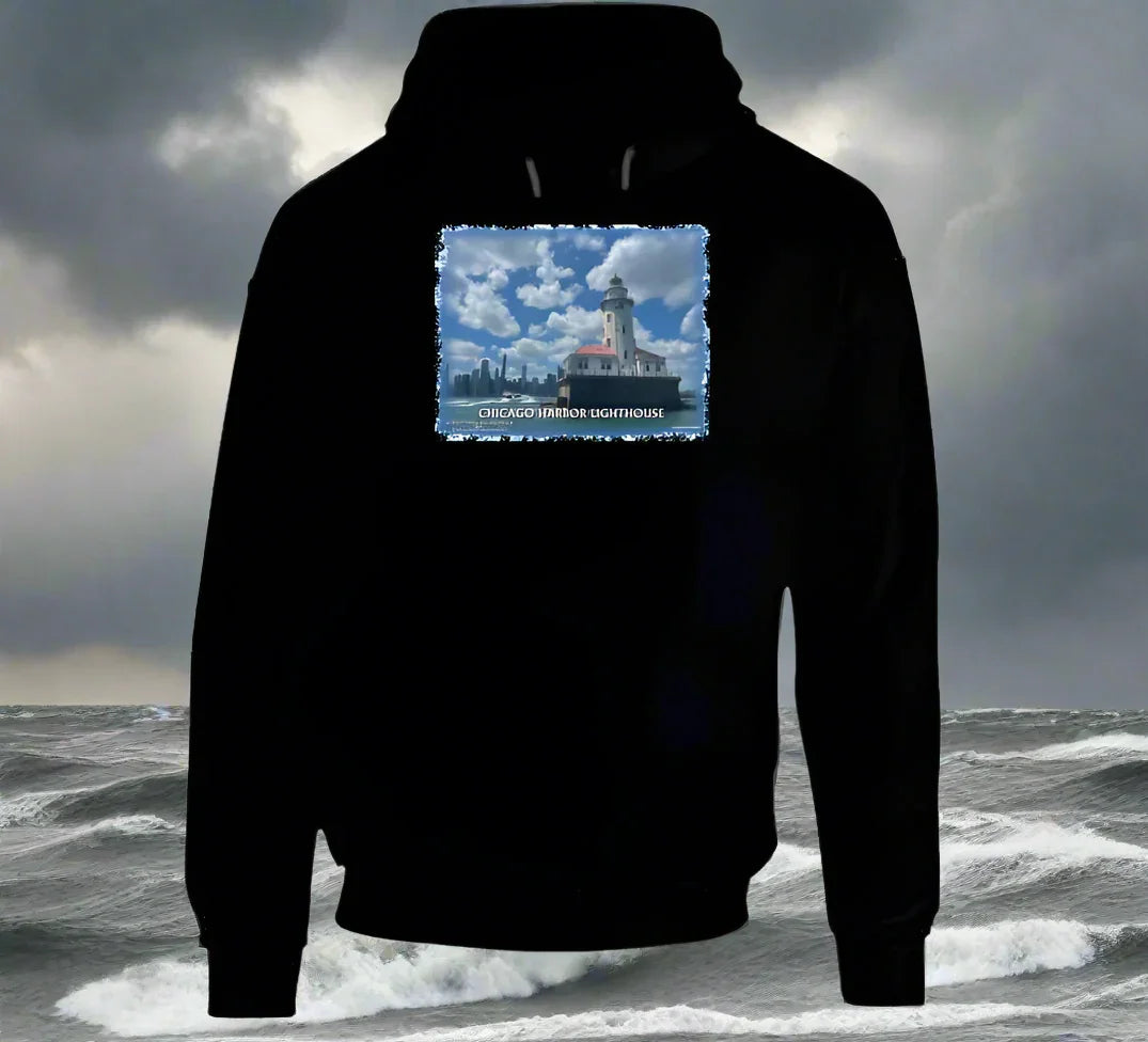 Chicago Harbor Lighthouse T-Shirt and Sweatshirt Collection - Shopify