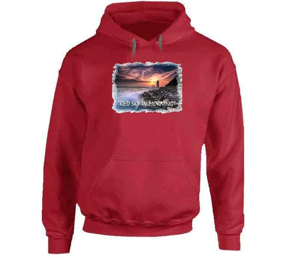 Red Sky In Morning T-Shirt and Sweatshirt Collection Smiling Wombat