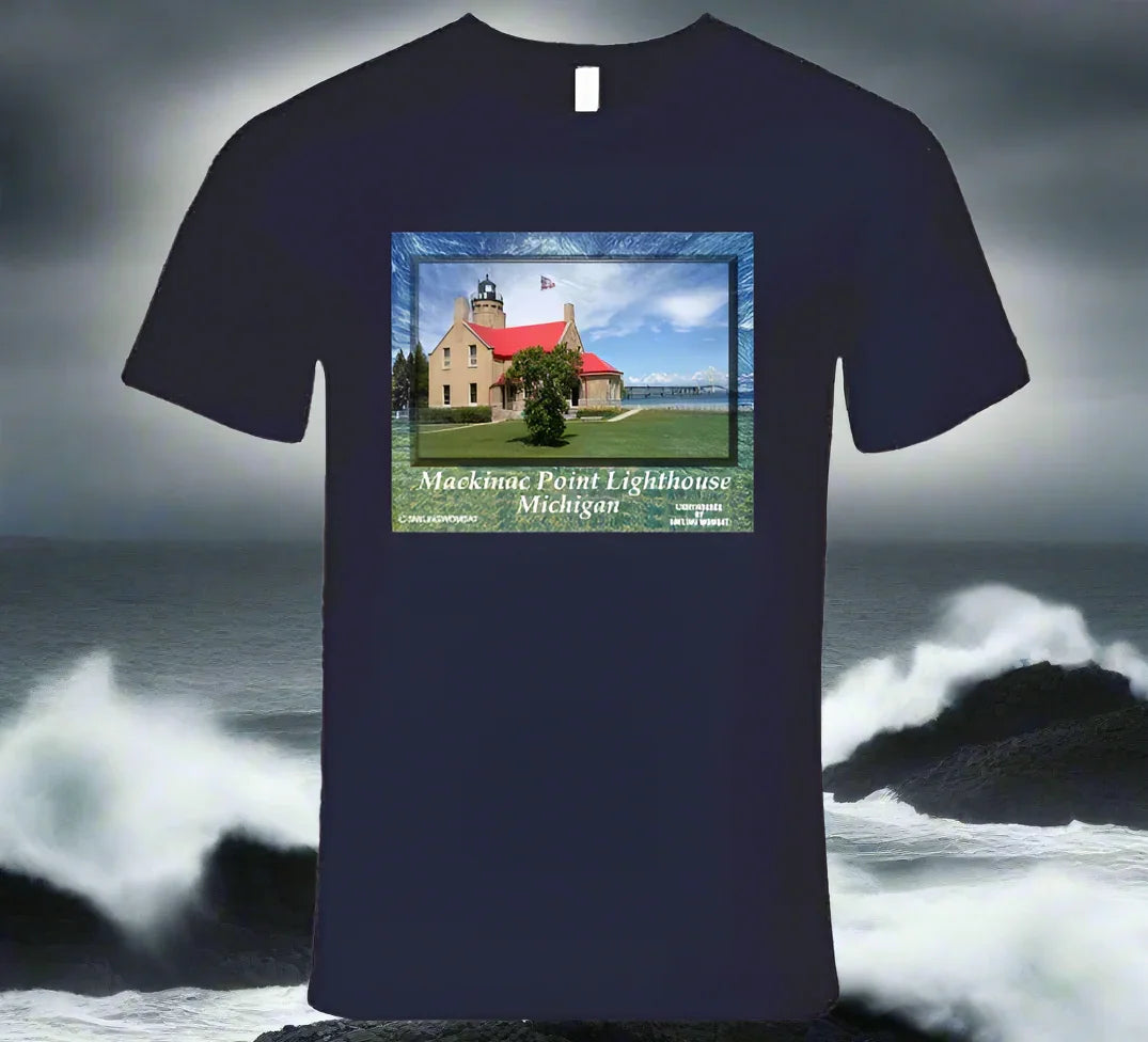 Mackinac Point Historic Lighthouse - T Shirt Collection - Shopify