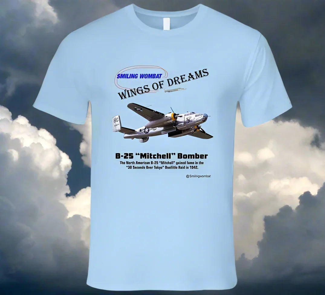 B25 Mitchell Bomber T Shirt - Shopify