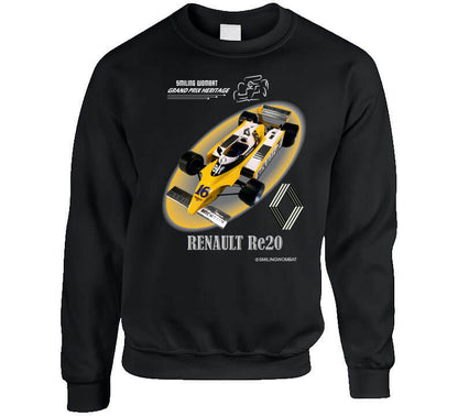Renault F1 1980 RE 20 "Turbo" Formula 1 Car T-Shirt Smiling Wombat