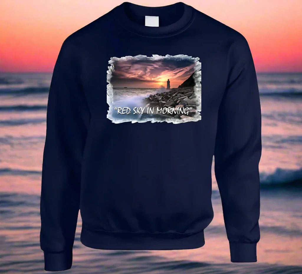 Red Sky In Morning T-Shirt and Sweatshirt Collection - Shopify