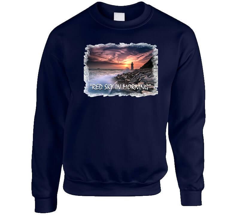 Red Sky In Morning T-Shirt and Smiling – Collection Sweatshirt Wombat