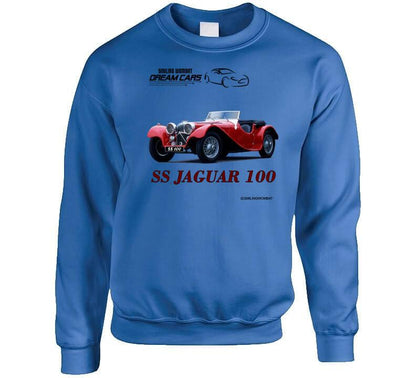 Classic Car Jaguar 100 - Smiling Wombat