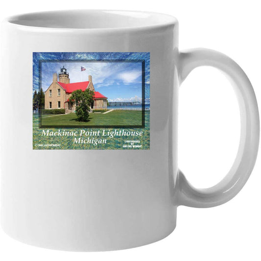 Mackinac Island Lighthouse Mug Collection - Smiling Wombat